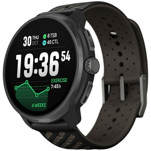 Suunto Race 2 Titanium GPS Sports Watch with AMOLED Touchscreen, Heart Rate and Fitness Tracker - Black