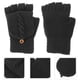 thumbnail image 5 of 1 par de guantes sin dedos para mujer, cálidos, de punto, con solapa y medio dedo., 5 of 5