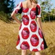 thumbnail image 5 of Vestido sin mangas de labios rojos Cóctel de vestidos Vestido de invitada de boda Vestidos elegantes Tallas grandes Vestido, 5 of 7
