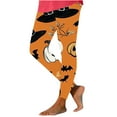 thumbnail image 6 of Halloween Leggings for Women 2025 Fashion Grahpic Printed High Waist Womens Leggings Stretchy Yoga Pants, 6 of 6