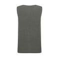 thumbnail image 4 of Liacowi Women Rhinestone Tank Tops, Adults Sleeveless Solid Color Round Neck Cutout Pullover, 4 of 9