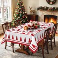 thumbnail image 2 of Nanqianyi Reindeer Pine Christmas Rectangle Tablecloth,Waterproof Stain Resistant Table Cover,52x70 Inch, 2 of 6