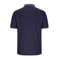 thumbnail image 6 of Coorders Men's Turndown Collar Shirts, Men's & Big Men's Stretch Polo, Navy, L, 6 of 6