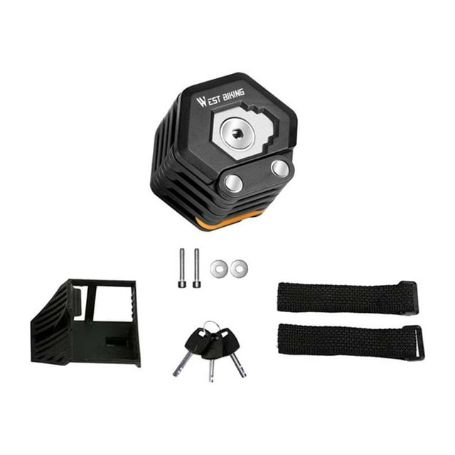 Foldable Portable Chain Anti-theft Lock For Bicycles Electric Cars Motorcycles