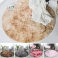 thumbnail image 2 of CAROOTU Soft Area Rug Fluffy Round Rug Shaggy Circular Rug For Bedroom Living Room Home Decor, 2 of 7
