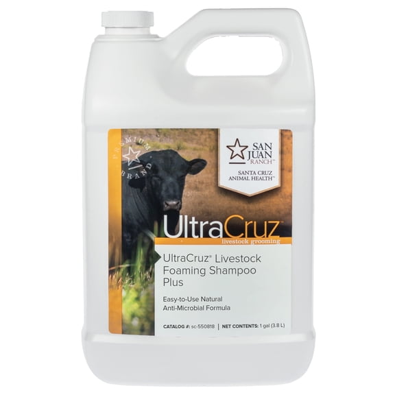UltraCruz® Livestock Foaming Shampoo Plus, 1 gal refill