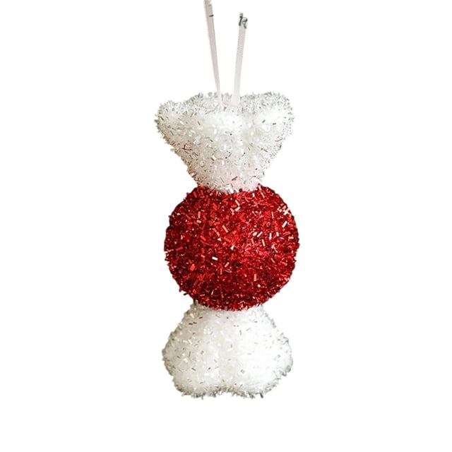 Árbol de Navidad Decorativo de Caramelo Acrílico Plano Colgante