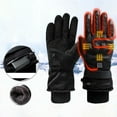 thumbnail image 1 of Sentmoon Waterproof Gloves for Men Soccer Gloves for Cold Weather Men's Solid Color Outdoor Cycling Thermal Waterproof Insulated Heating Gloves for Cold Weather and Insulation, 1 of 9