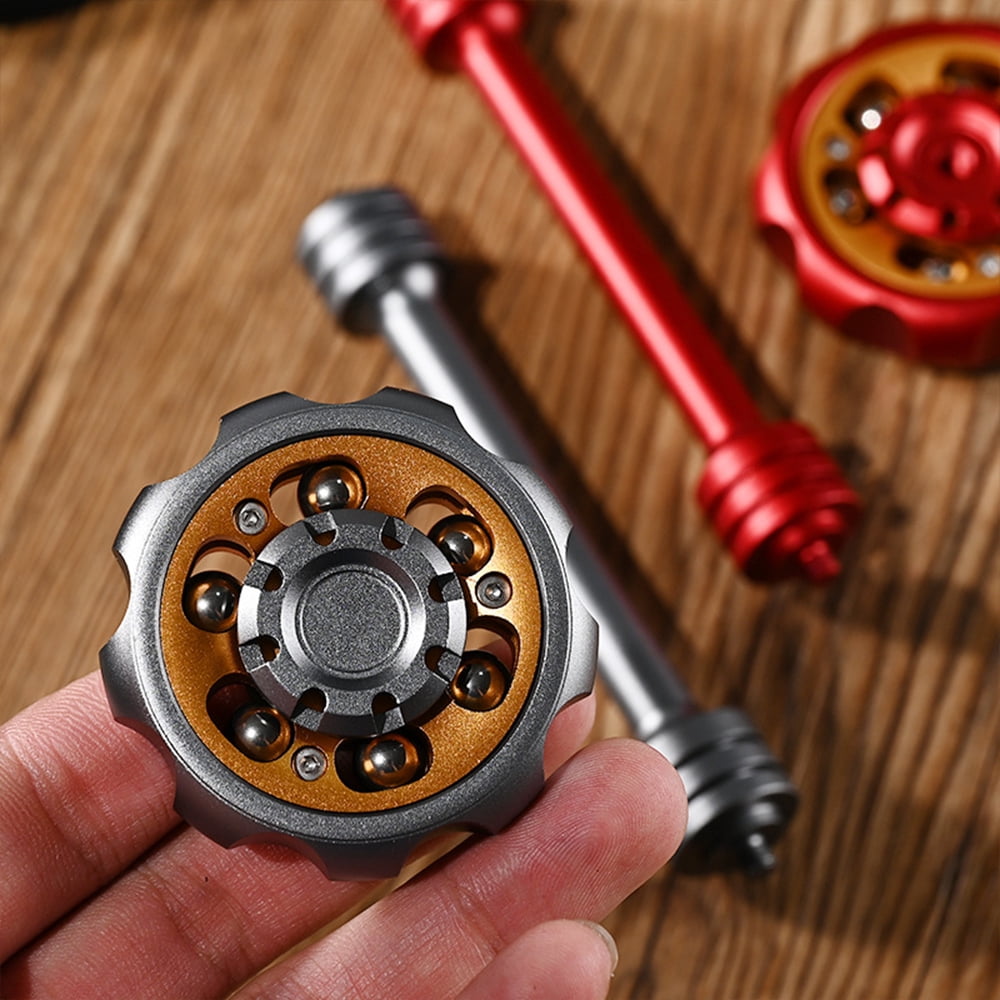 EDC fingertip windmill scepter slider fingertip toys adult reduction gyro metal slider finger push rotating coin decompression