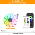 thumbnail image 1 of Tira De Luz Led RGB Usb Inteligente Bluetooth App Control Diy Sincronización De Música Cambio De Color Con Remoto Adecuado Para Salas De Juegos , Fiestas , Cama Interior, 1 of 4