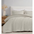 thumbnail image 4 of Brooklyn Loom 100% Flax Linen Natural 3-Piece Full/Queen Comforter Set, Solid Casual themed, Adult Bedding, OEKO-TEX Certified, 4 of 8