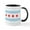White/Black Inside, variant on CafePress - Chicago Flag - 11 oz Ceramic Mug - Novelty Coffee Tea Cup