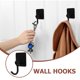 thumbnail image 5 of EeaseMX 4 ganchos autoadhesivos para puerta, toallas de baño, montaje en pared, de acero inoxidable., 5 of 7