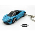 thumbnail image 3 of 2019 '19 McLaren Spider Blue Convertible Car Rare Novelty Keychain 1:64 Diecast, 3 of 4
