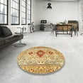 thumbnail image 4 of Ahgly Company Machine Washable Indoor Rectangle Traditional Sedona Brown Area Rugs, 5' x 7', 4 of 7