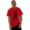 thumbnail image 5 of Funny Big Wrapped Christmas Present Men's Graphic T Shirt Tees Brisco Brands M, 5 of 6