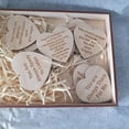thumbnail image 4 of Caja de regalo de madera con forma de corazón personalizada, tesoro de la amistad único para mejores amigos, 4 of 8