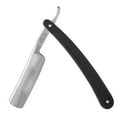 thumbnail image 1 of Navaja de afeitar de acero inoxidable para peluquero, cuchilla recta clásica, cortadora de cabello plegable, 1 of 10