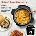 thumbnail image 5 of Instant Pot 6QT Easy 3-in-1 Slow Cooker, Pressure Cooker, and Sauté Pot, 5 of 12