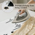 thumbnail image 5 of ZIATUBLES Ironing Blanket Pale Foldable Ironing Mat Pad, Portable Ironing Board Cover for Travel Washer Dryer Countertop, ECG Heartbeat Ink Splatter Print, 31.5" x 19.6", 5 of 7