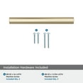 thumbnail image 4 of Amerock Versa 3-3/4 inch (96mm) Center-to-Center Golden Champagne Cabinet Pull - 10 Pack, 4 of 4
