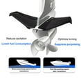 thumbnail image 3 of Boat Hydrofoil Stabilizer, Double Fins Outboard Hydrofoil Eliminates Bow Rise  for 50-300hp Outboard Engines, 3 of 7