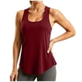 thumbnail image 3 of Yanchicy Tank Top for Women U Neck Sleeveless Quick Dry Stretch Loose Spring Summer Workout Athletic Casual Active Top, 3 of 7