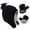 Solid Black, variant on American Trends Baby Toddler Winter Hat and Glove Set Sherpa Lined Warm Fleece Earflap Beanie Hat Toddler Kids Winter Hat for Boys Girls Solid Black 2-4T