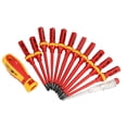 thumbnail image 2 of Tournevis, 13pcs 1000v avec Phillips Fendus Ensemble avec Fendus PozidrivTools Fendus Tournevis SetTools Kit Tournevis Siuke 13pcs 1000v Ceable Tournevis, 2 of 7