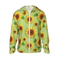 thumbnail image 2 of Lsque Sunflower Leaves UPF 50+ Lightweight Sun Protection Men's Women's Long Sleeve Shirt, Hoodie Performance -XX-Large, 2 of 9