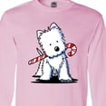 thumbnail image 4 of Inktastic Candycane Cutie Westie Long Sleeve T-Shirt, 4 of 5