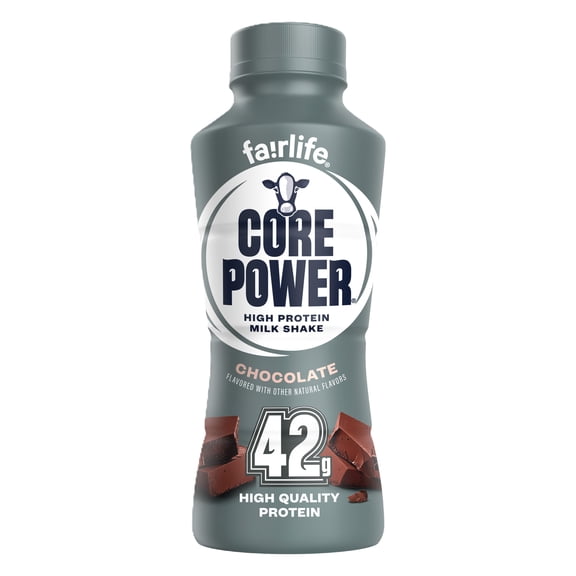 Core Power Elite High Protein Shake with 42g Protein by fairlife Milk, Chocolate, 14 fl oz