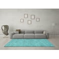 thumbnail image 3 of Ahgly Company Indoor Rectangle Persian Light Blue Traditional Area Rugs, 4' x 6', 3 of 4