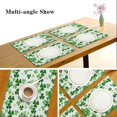 thumbnail image 6 of Lucky Clover Shamrocks Placemats Set of 4, Washable Table Place Mats for Kitchen Dining Home Table Decoration 12 x 18 inches, 6 of 6