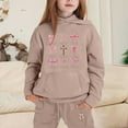 thumbnail image 2 of Jamsmile Toddler Girls Outfits Sets Hoodies Tops + Pants Kids Outfits Sweat Suit Little Girl Clothing, 2 of 4