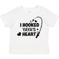 thumbnail image 3 of Inktastic I Hooked Yayas Heart with Fishing Rod Boys or Girls Toddler T-Shirt, 3 of 5