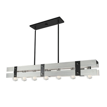

Artcraft Lighting Ac11277 Barnyard 7 Light 45 Wide Linear Chandelier