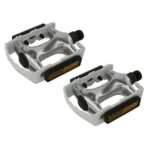 940 Alloy Pedals 9/16" White. Bike pedals, bicycle pedal, mostly for