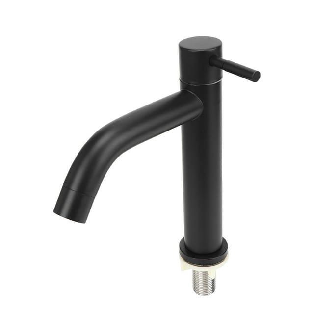 Robinet de Bassin en Acier Inoxydable pour Eau Froide, pour Salle de Bain et Maison