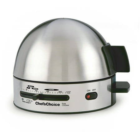 

Chef sChoice Model 810 Gourmet Egg Cooker 7 Egg Capacity in Stainless Steel (8100001)