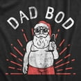 thumbnail image 2 of Mens Dad Bod Santa T Shirt Funny Sarcastic Christmas Drinking Santa Clause Tee for Guys Graphic Tees, 2 of 9
