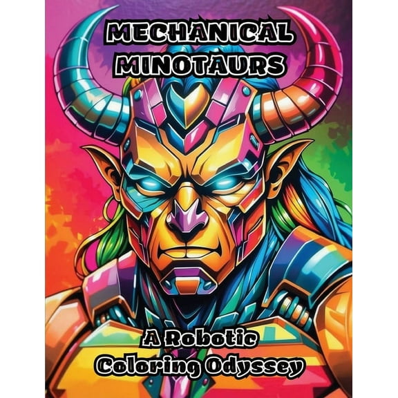 Mechanical Minotaurs: A Robotic Coloring Odyssey, (Paperback)