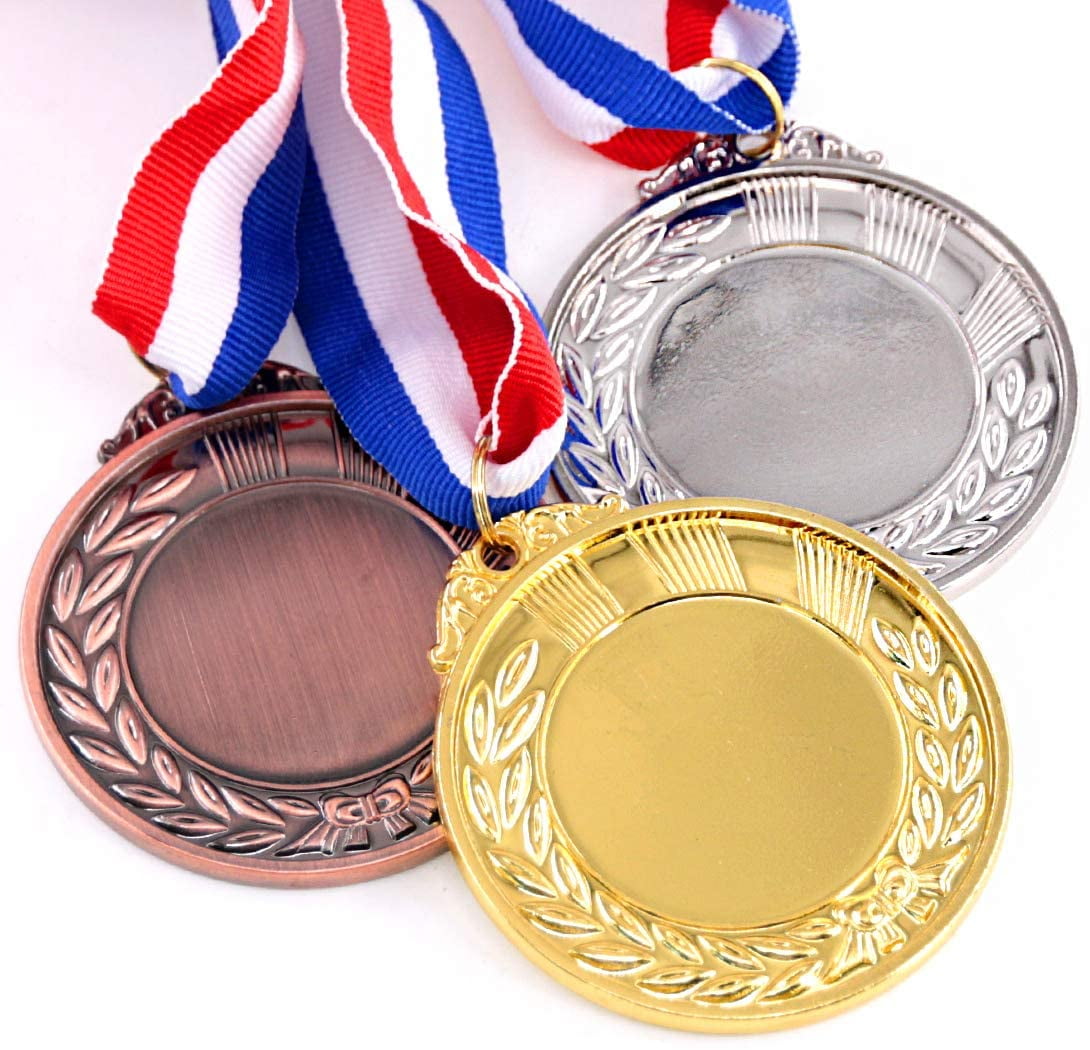 Classrooms Medals for Kids Childrens Events Free 1pc of Desktop Trophy Office Games and Sports 6Pcs Gold Silver Bronze Award Medals with Ribbon 1st 2nd 3rd Place Classrooms Medals for Kids Childrens Events Free 1pc of Desktop Trophy Office Games and Sports 6Pcs Gold Silver Bronze Award Medals with Ribbon 1st 2nd 3rd Place
