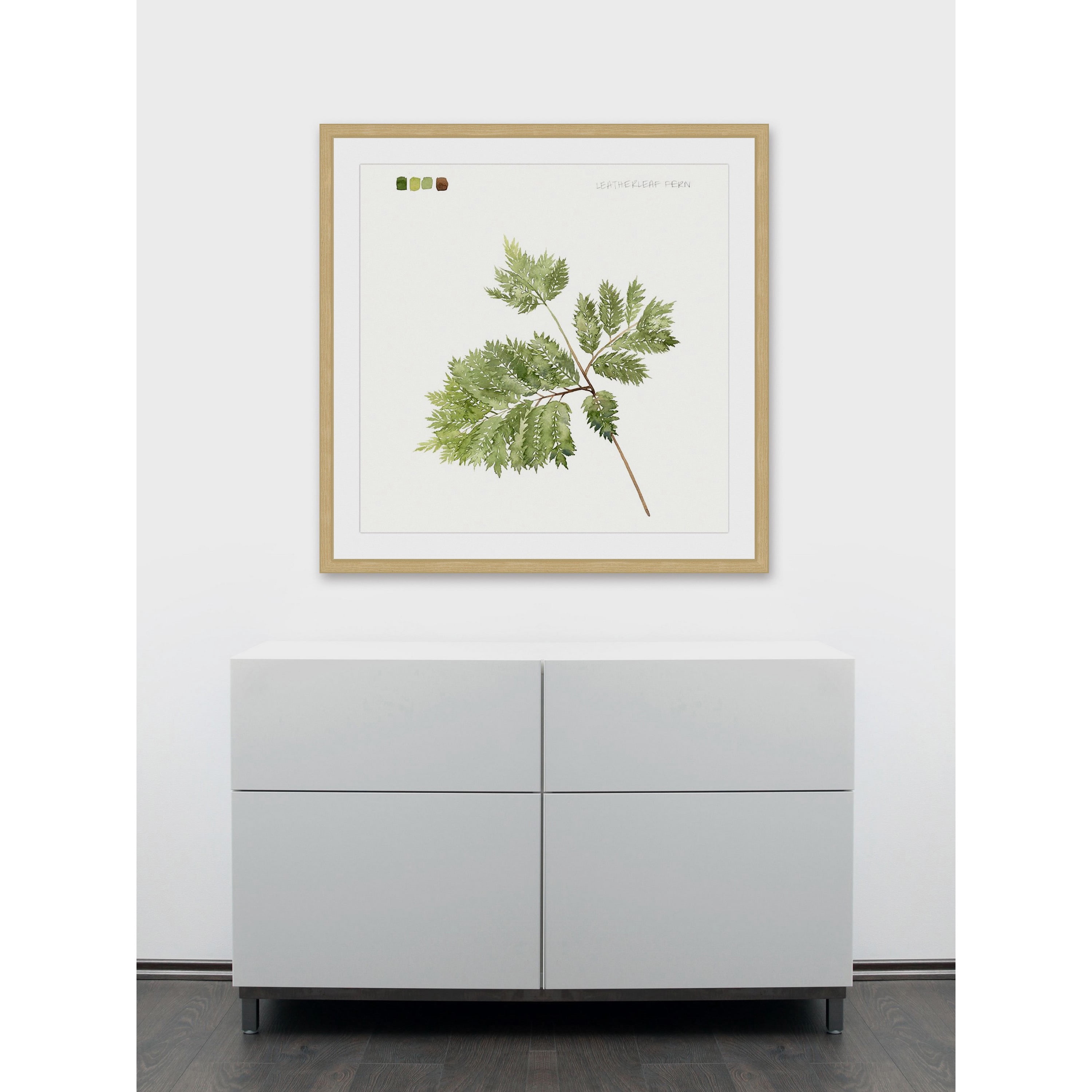 Marmont Hill "Leaf Study II" Framed Painting Print