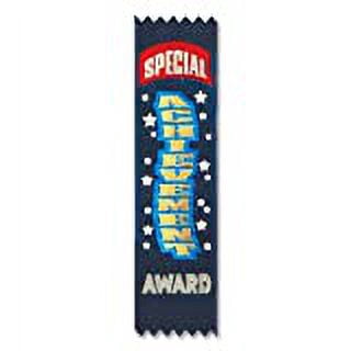 Beistle Beistle Midnight Blue Special Achievement Award Ribbons- 10 pcs