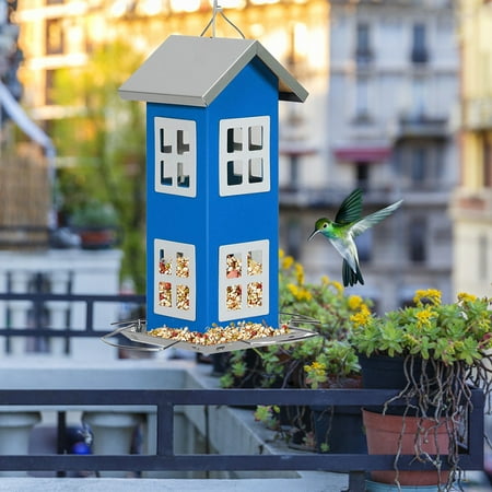Download AIHOME Hanging Bird Feeder Four-legged White Windows ...