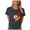 Dark Gray, variant on 2026 Soccer Cup Trophy Flag Graphic Tee for Women Germany Football Fan Shirt Match Day Gift Tournament,Black(S)