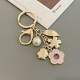 thumbnail image 2 of Key Chains for Car Keys, Cute Keychains, Zinc Alloy Rustproof Anti-allergy Flower Keychain for Women for Backpack Purse Handbag Bag Earphone Case Decoration, 2 of 7