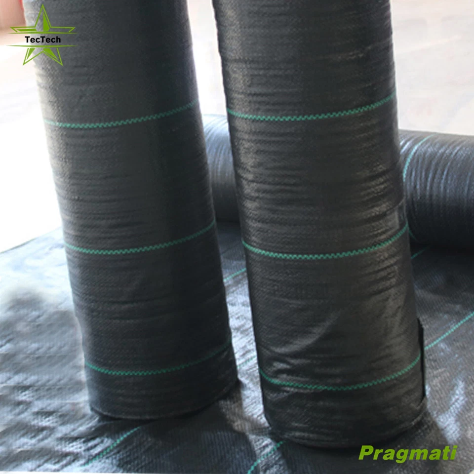PURELY- 5×8Ft Garden Weed Barrier Landscape Fabric Durable Weed Gardening Ground Mat