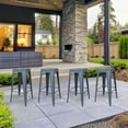 thumbnail image 6 of AmeriHome Indoor/Outdoor 30 inch Metal Bar Stool Set - 2 Piece, 6 of 11